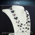 freshwater pearl necklace PN158 vintage necklace latest design pearl necklace full neck covering necklace design
